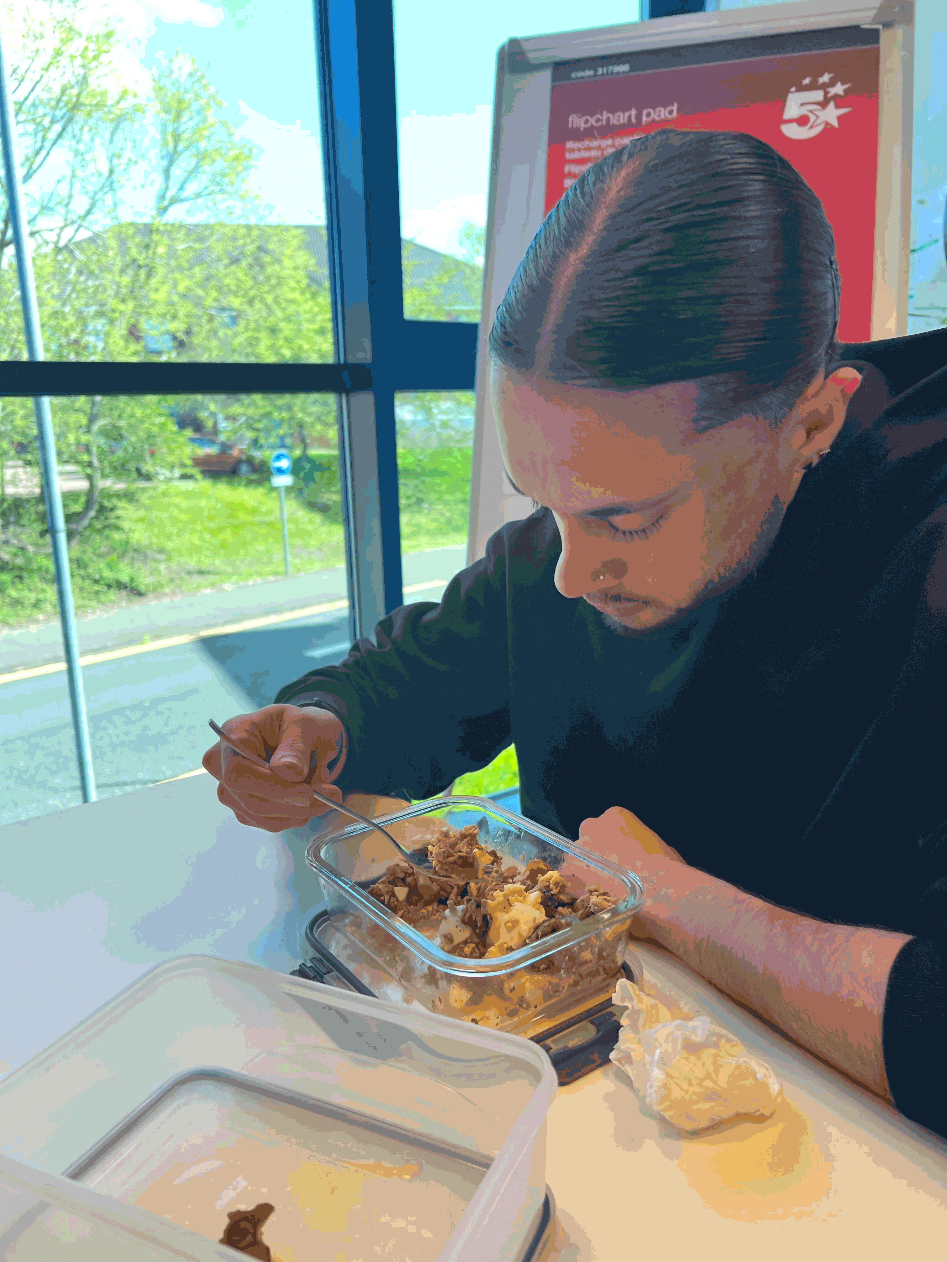 Jay eating GIF